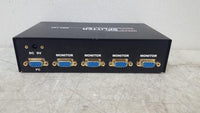Monoprice MSV-104 4 Monitor 2048x1536 Resolution VGA Video Splitter