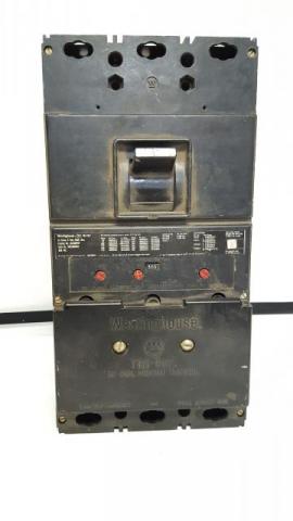 Westinghouse TRI-PAC LA3400PRF Circuit Breaker 400 Amp 600 Volt 3 Pole 400A A