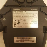 Polycom SounStation 2 Expandable Conferance Phone 2201-16200-601 w/ AC Adapter