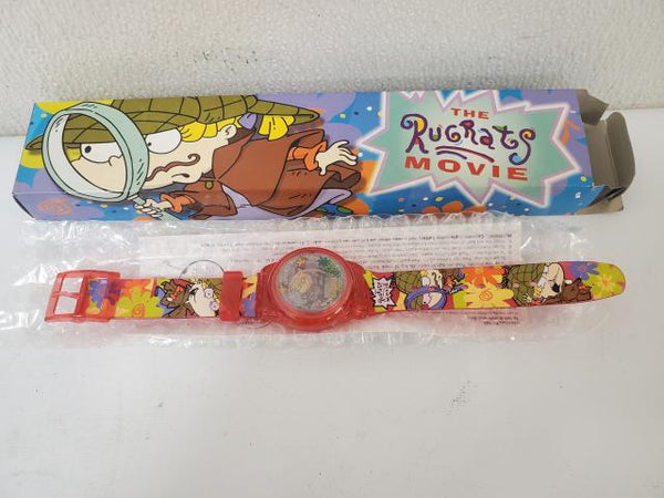 NEW Lot of 2 Rugrats Movie Floating Flowers Angelica Reptar Collectible Watch