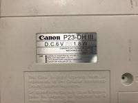 Canon P23-DHIII Mechanical Calculator w/ paper roll and power adaptor