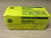 LOT of 35 NEW GE Standard Incandescent Lamp Bulb 150W 130 Volt Rough Service