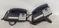 Lot of 2 AT&T ML17929 2-Line Corded Business Office Telephone Handset Black