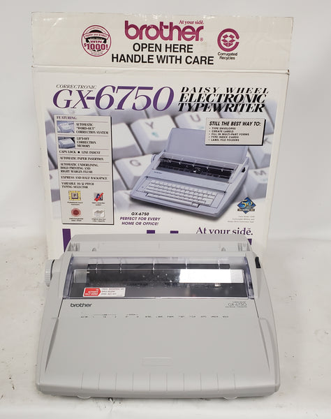 Vintage Brother GX-6750 Daisy Wheel Electronic Typwriter