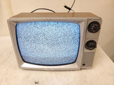Vintage Lloyd L122 744A VHF UHF 11.5" CRT Television TV Monitor 1985