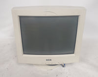 Vintage Gaming GEM DE-770 BA VGA CRT 16" Computer Monitor 2000