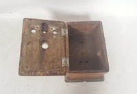Vintage Western Electric Wooden Electrical Box HACF Halt & Catch Fire Prop