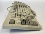 Packard Bell 5139 FCCID E5XKBM111 Vintage Beige PS2 Mechanical Computer Keyboard