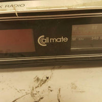 Vintage Allmate R-8218 AM/FM Electronic Clock Radio
