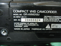 JVC GR-AXM210U Compact VHS Camcorder