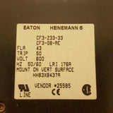 New Eaton Heinemann CF3-Z33-33 Circuit Breaker