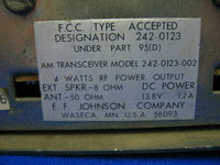 Johnson Messenger 123A 23 Channel CB Radio