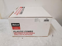 NEW Lot of 53 Ibico 15222 Desktop Finishing Systems 1" Black Plastic Combs