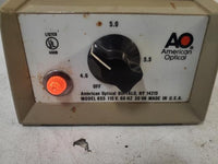 American Optical 655 115V 60Hz 30VA Microscope Lamp Power Supply