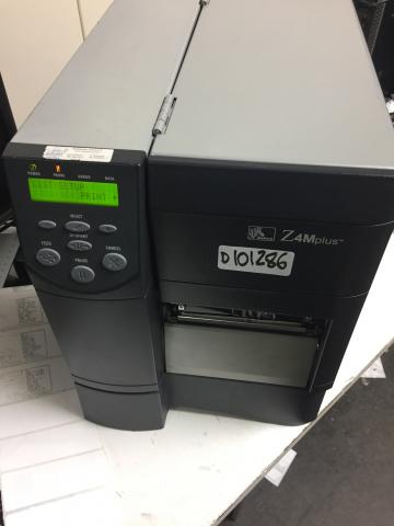 Zebra Z4M Plus Industrial Thermal Barcode Label Printer Z4M00-2001-0000 PRINTS!