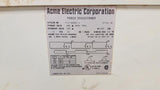 Acme Electric T-2-5334-1 480V 60Hz Power Transformer
