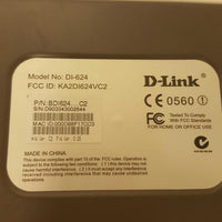 D-Link DI-624 Wireless Router w/ AC Adapter Model No. AF1805-A