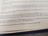 Vintage IBM Personal System/2 Family Service Information Manual + Reference 1989