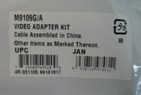 NEW Apple Video Adapter M9109G/A for iBook, iMac, PowerBook