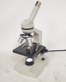 Vintage Carlsan Monocular Microscope with 3 Objectives