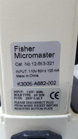 Fisher Scientific 12-563-321 Micromaster Microscope As Is for Parts No Objective