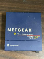 Netgear 4 Port 10Base-T Ethernet Hub EN104TP No Power Cord