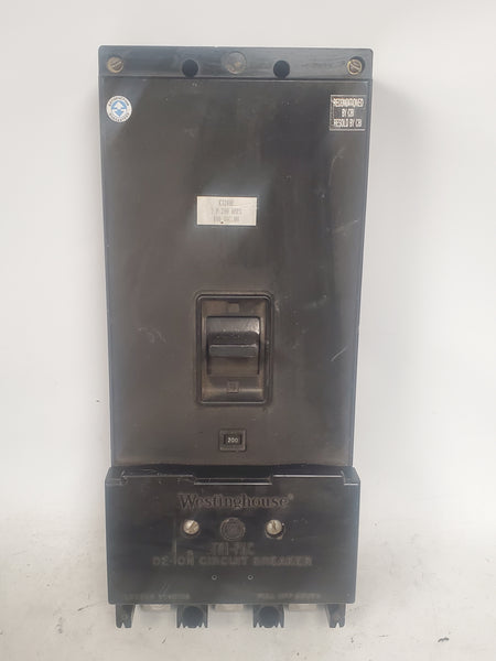 Westinghouse K3200P Circuit Breaker 200 Amp 600 Volt