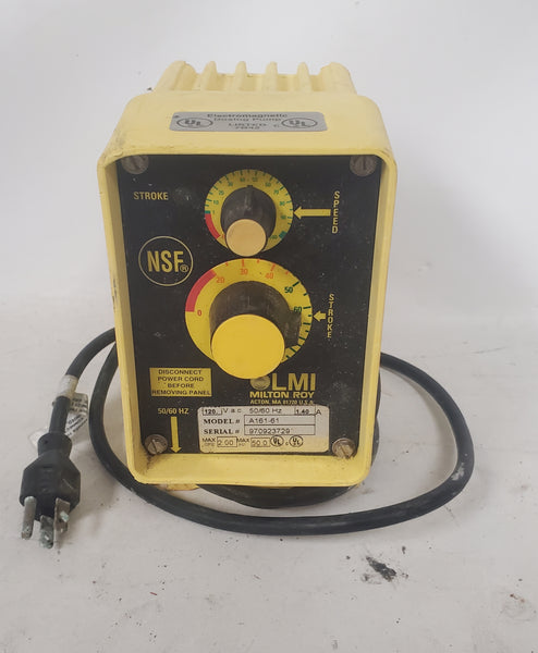 LMI Milton Roy A161-61 Chemical Metering Injection Pump