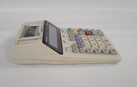 Sharp EL-1750V Calculator 2 Color Print 12 Digit no power cord