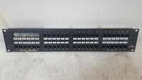 Leviton Telcom Gigamax 5G485-A48 Cat Patch Panel