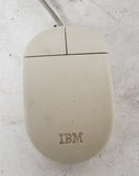 Vintage IBM Two-Button 13H6690 PS/2 Mechanical Ball Mouse