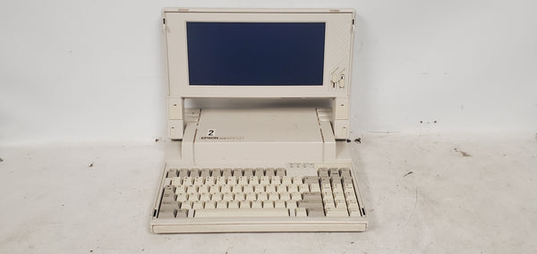 Vintage Epson Equity LT Q150A Laptop Computer Beige