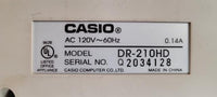 CASIO DR-210HD 2 Color Printing Calculator Adding Machine Tax & Exchange