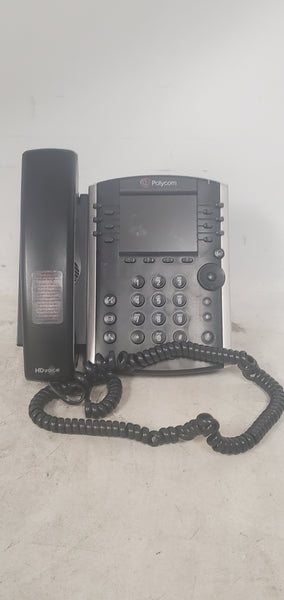Polycom VVX 410 Business Office Telephone Black Handset