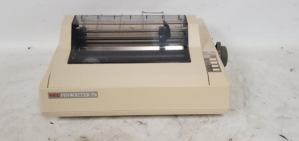 Vintage NEC Printwriter P6 Dot Matrix Printer Paper Advance Issue