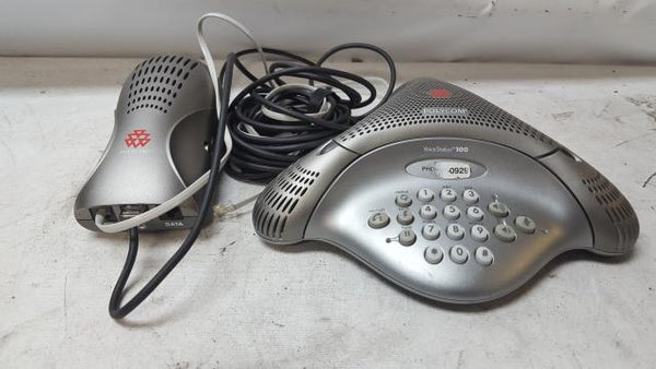 Polycom VoiceStation 100 Professional Phone Conference System w/ Module As Is
