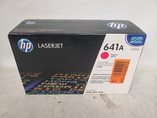 NEW HP 641A C9723A Magenta Toner Cartridge for LaserJet 4600 4610 4650