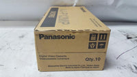 NEW Panasonic AJ-P12MP Panasonic Digital Video Cassette DVCPRO 10 Pack