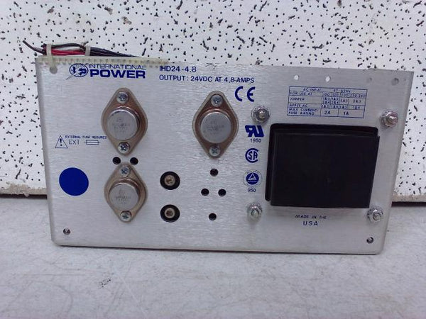 International Power IHD24-4.8 Linear Power Supply 24v 4.8 Amps