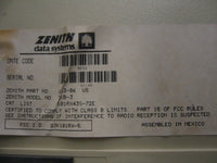 Zenith Data Systems Model ZKB-3 Keyboard FCC ID: GJK101RX43S-72E AT Connector