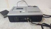 Sanyo TRC 8000A Audio Cassette Dictation Machine w/ FS-81 Foot Pedal
