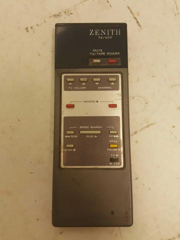 Zenith 24-2892 TV/VCR Remote Control