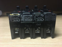General Electric TEB111020 Circuit Breaker 20 Amp 120 VAC 1 Pole LOT OF 4