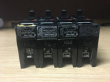 General Electric TEB111020 Circuit Breaker 20 Amp 120 VAC 1 Pole LOT OF 4