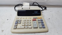 Sharp EL-1197P 12 Digit 2 Color Ribbon Printer Calculator