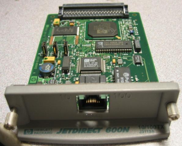 HP JetDirect 600N 10/100TX Print Server Card J3113A