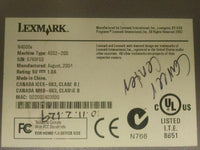 Lexmark N4000e 4032-200 Ethernet 10/100BaseTX Network Print Server