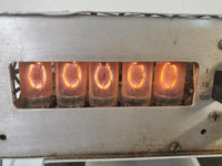 Vintage Unbranded Orange Nixie Tube Scientific Measuring Equipment