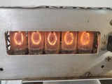 Vintage Unbranded Orange Nixie Tube Scientific Measuring Equipment