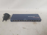 Netgear FS116 ProSafe 16 Port 10/100 Network Switch w/ Adapter